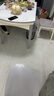 全友家居餐桌椅组合套装现代简约多功能吃饭桌家用小户型岩板圆桌子 中灰|1.3m功能桌+峦山硬面椅*6新 实拍图