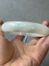 红酥手天山翠玉手镯飘绿雪翠玉镯子送女友附证书 61-62mm 实拍图