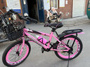 儿童自行车6-10岁7-12岁女童学生车小孩脚踏车单速变速碟刹山地车 高配粉色丨单速+后货架+大礼包 18寸【适合身高115-135cm】 实拍图
