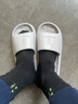 人本凉拖鞋男地板拖鞋女情侣居家浴室软弹加厚拖鞋tx20002 灰色 40-41 实拍图