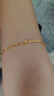 中国黄金（CHINA GOLD）18K黄金手链女款满天星双层光珠首饰妇女节生日礼物送老婆女友 【今/次日达】满天星手链+玫瑰礼盒 实拍图