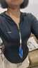 SIINSIIN【戚薇同款】冰皮防晒衣女夏季透气修身冰丝防晒服户外穿搭外套 【连帽款】显瘦黑【组合装】 S 实拍图