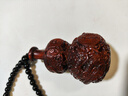 紫檀木雕貔貅财神吊坠挂件汽车装饰钥匙扣木质文玩工艺品高档礼物 【龙葫芦】 实拍图
