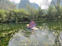 蓝科SUP充气桨板站立式漂流桨板竞速冲浪板划水板浆板船划桨浮板水上 【老款升级加厚】蓝木纹-赠7件套 实拍图