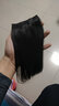 宜心 假发女真发接发片卡式假发片无痕垫发卡子垫发片 35cm 云南发重20g自然黑（2片装） 实拍图