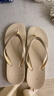 迪卡侬拖鞋女夏款人字拖外穿防滑懒人鞋素雅奶白【23年新】37.5-4788903 实拍图