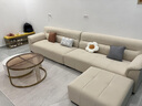 班菲克意式布艺沙发现代极简奶油风猫抓布沙发家用客厅大小户型绒布沙发 舒适大三人位2.1米 海绵款]亲肤顺滑绒布 实拍图