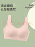 FitonTon两件装女士内衣女夏季薄款无痕内衣无钢圈聚拢文胸罩运动美背内衣 实拍图