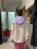 探路者（TOREAD）旗舰 儿童外套女中大童装秋冬季款保暖防风软壳运动服 雪绒粉 160 实拍图