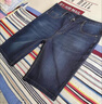 啄木鸟夏季薄款男士牛仔短裤男五分休闲裤男宽松直筒商务休闲中裤 7015【五分裤】深蓝色 32 建议130-140斤 实拍图