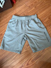 特步梭织五分裤男夏季新款跑步裤户外速干衣透气t恤衫短袖短裤 椰树棕-短裤 M 实拍图