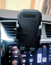 布鲁思丹 车载手机支架多功能三用升缩款汽车空调出风口导航仪表台吸盘式 【出风口】炭纤维 实拍图