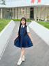 衣诺坊女童连衣裙套装幼儿园班服校服儿童小学生六一合唱主持人演出服 实拍图