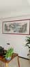 琅櫃坊客厅山水画国画手绘办公室横幅挂画名家字画真迹带框水墨画 A-福山雅居图 实拍图