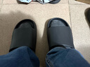 果洛菲（GUOLUOFEI）2025新款拖鞋男厚底情侣款家居拖鞋踩屎感凉拖鞋女  黑色 42-43 实拍图
