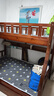 美念胡桃木儿童上下床实木高低床双层床上下铺床两层木床子母床 胡桃色【爬梯款】床+床垫+书架+双抽 上铺宽100cm下铺宽120cm 实拍图