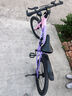 SANGPU 儿童自行车学生车6-15岁以上变速碟刹山地车男女孩青少年单赛车 单速辐条-粉紫色 20寸【适合130-155cm】 实拍图