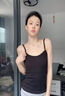 浪莎小吊带背心女带胸垫一体式免穿文胸内衣夏季薄款内搭打底衫 钻石黑 均码 实拍图