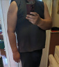 宜而爽【100%纯棉】男士背心男夏季薄款圆领无袖打底衫宽肩t恤两件装 实拍图