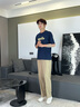 森马（Semir）舒服裤|休闲裤男吸湿速干锥形裤2026夏季长裤通勤风109325127106 实拍图