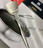Debo徳铂炒锅蜂窝锅可立盖炒菜锅明火电磁炉通用 304不锈钢款 32cm 实拍图