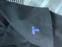 拇指白小T一代纯棉短袖T恤男女春夏休闲小白丅百搭打底衫 墨黑男款 3XL  实拍图