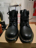 马丁博士（Dr.Martens）939男女冬百搭软皮黑色工装靴中帮马丁靴 黑色 39 实拍图