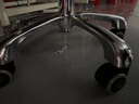 金扎特（ESD）J01防静电凳子升降旋转椅子工厂车间流水线学校实验室医院圆凳 J01H铝合金脚+轮子（42-56）加厚 实拍图