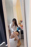 羽雅曼牛仔短裤女外穿夏季超短裤黑色高腰热裤a字短裤露臀紧身辣妹性感 牛仔短裤 M 【黑色】 实拍图