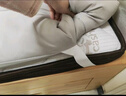 慕胜椰棕床垫棕垫适中偏硬床垫 天然乳胶榻榻米定制床垫棕榈护脊床垫 8CM厚（防螨混纺面料+5CM棕） 1.5米*2米 实拍图