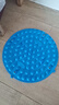 超慢跑指压垫慢跑脚底按摩垫疏通经络成人瘦身原地跑步垫按摩脚垫 【圆形磁石款】直径37cm天空蓝 升级加厚款 实拍图