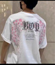 BOY LONDON【繁花】潮牌T恤情侣款短袖樱花翅膀印花N01712 白色 L 实拍图
