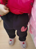 真维斯童装女童裤子秋冬2025新款儿童运动裤加绒加厚羊羔绒女孩保暖卫裤 实拍图