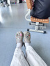卡骆驰crocs经典云朵老爹鞋洞洞鞋时尚百搭女鞋拖鞋一脚蹬|206750 灰褐色-214 38 (240mm) 实拍图