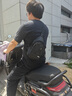 吉普斜挎包男大容量单肩包多功能胸包休闲运动背包潮流腰包通勤挎包 黑色 实拍图