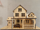 吉米兔木质3D立体diy拼图手工制作建筑模型儿童节生日玩具房子新年礼物  【木质激光竹子版】温馨小屋 实拍图