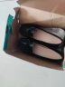 百丽踏品牌断码特·价真软皮豆豆鞋女士牛筋底单鞋一脚蹬妈妈休闲平底鞋 黑色【升级版661】 38 实拍图
