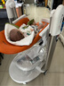 ADemain艾德蔓儿童餐椅婴儿餐椅多功能可折叠可推动宝宝新生儿餐椅 阳光橙（升级版） 实拍图