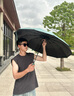 美度（MAYDU）雨伞全自动雨伞大号加固加厚结实防风折叠伞黑胶晴雨伞M3066墨绿 实拍图