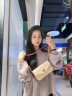 GUSKI包包女包奢侈品单肩包女2025新款斜挎包 520情人节生日礼物送女友 杏色【Apricot】 法国高端品牌实用送老婆送闺蜜 实拍图