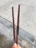 加长筷子防烫捞面吃火锅用油炸超长加粗炸油条东西的公筷家用木筷 2双装【42cm】红檀木 实拍图