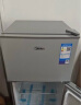 美的（Midea）112升  两门双开门双温小冰箱迷你家用宿舍租房灵活摆放节能低音深冷速冻 BCD-112CM 实拍图