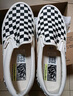 VANS范斯中性鞋Slip-On VR3低帮经典帆布鞋休闲鞋 一脚蹬 棋盘格 37 实拍图