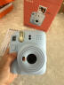 富士（FUJIFILM）instax mini12 miniSE 3寸相纸一次成像相机Mini12/se立拍立得一次成像相机 礼物旅游拍立得相机 mini12 绣球蓝 官方标配 实拍图