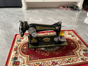 蝴蝶牌（BUTTERFLY）正宗上海蝴蝶牌老式缝纫机家用脚踩脚踏裁缝机可电动衣车厚薄通吃 黑色单机头 实拍图