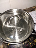 特厚汤锅304不锈钢电磁炉专用气灶煮加厚双耳火锅家用锅l食品级 【304材质加厚】鸳鸯 28cm 实拍图