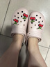 crocs卡骆驰厚底云朵洞洞鞋时尚百搭户外沙滩鞋女鞋|206750 石英粉-6UR（含智必星） 35 (220mm) 实拍图