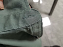 皮尔卡丹（pierre cardin）高端工装衬衫男士外套春夏季薄款宽松休闲真口袋潮长袖纯棉衬衣男 6007-灰绿(长袖) XL 175【建议140-155斤】 实拍图