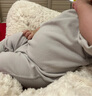Aengbay昂贝 德绒连体衣冬婴儿套头哈衣保暖睡衣打底内衣宝宝衣服秋冬 绿色 66cm 实拍图