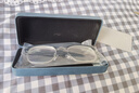 予君不同半框近视眼镜可配度数散光男款金丝防蓝光斯文超轻黑框眼睛框架女 黑银框（主图同款） [定制度数]1.67防蓝光树脂镜片 实拍图